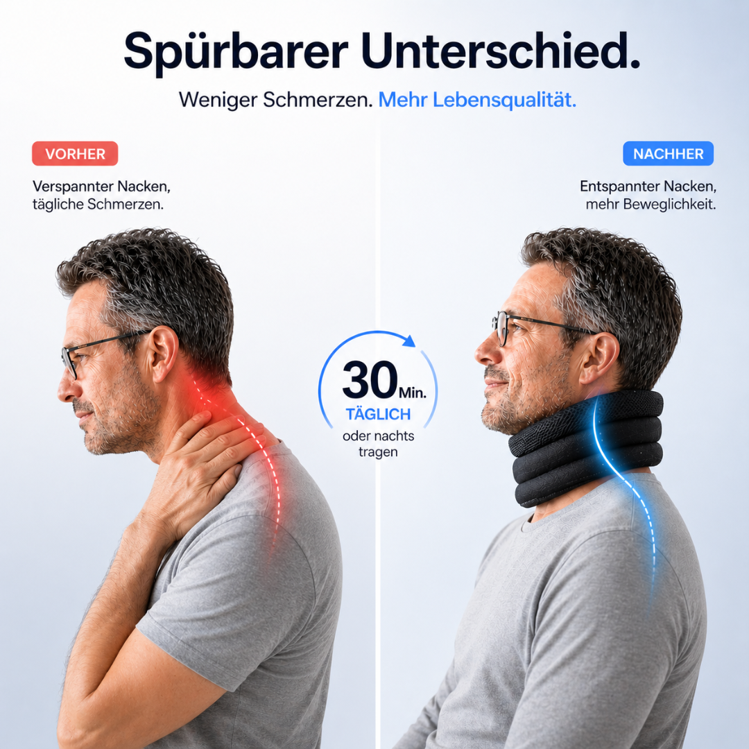 KörperVital® Nackenkrause – Schluss mit ziehenden Nackenschmerzen