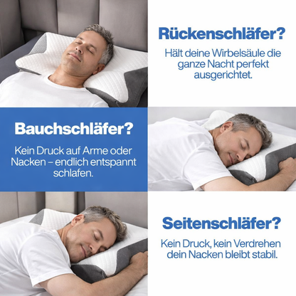 KörperVital® Nackenkissen - Aufwachen ohne Nackenschmerzen